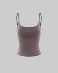 WARDEN EDGE Minimal Zip Hoodie & Camisole & Wide Leg Pants Three Piece Set