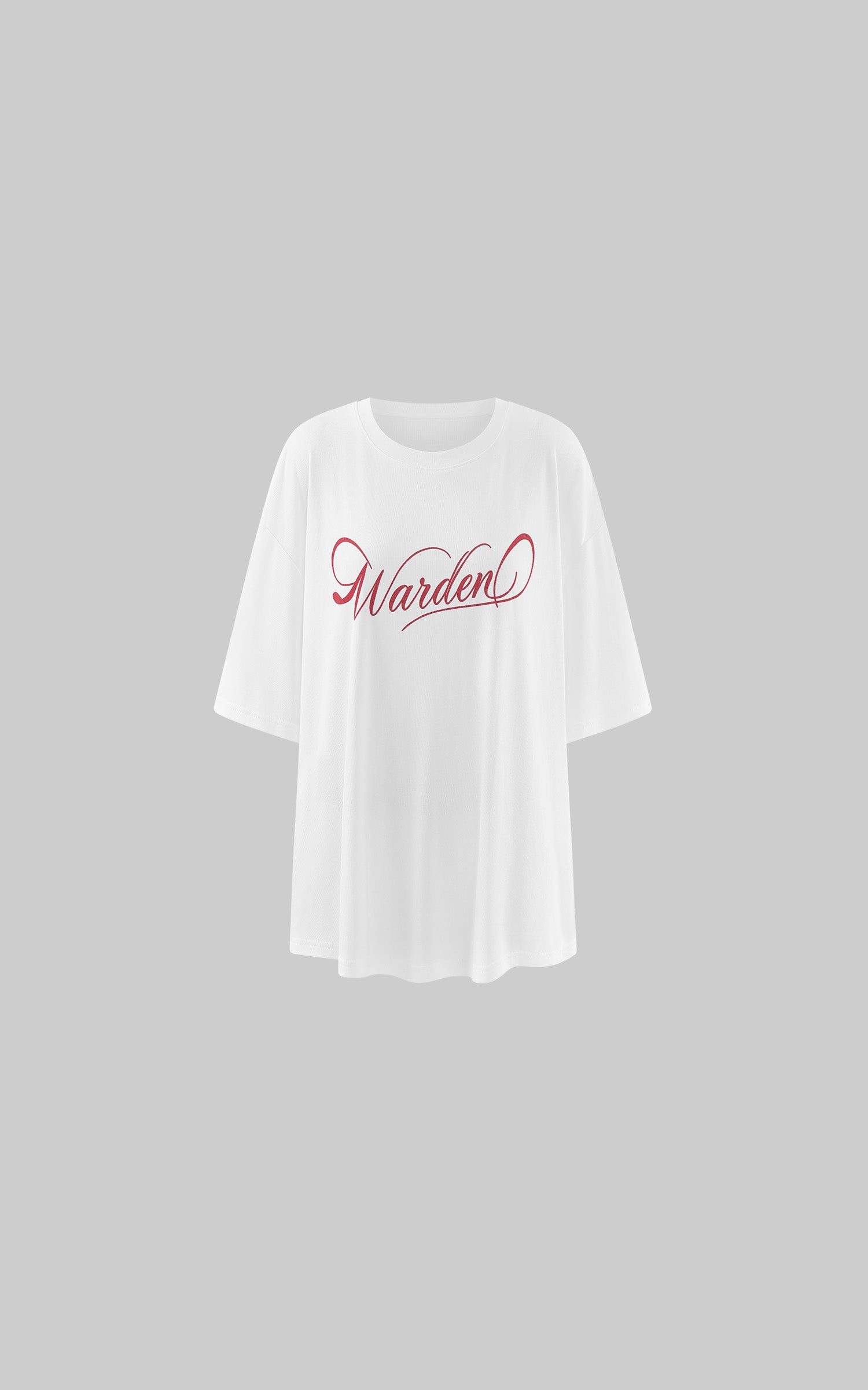 WARDEN EDGE Signature Script Oversized T-Shirt