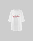 WARDEN EDGE Signature Script Oversized T-Shirt