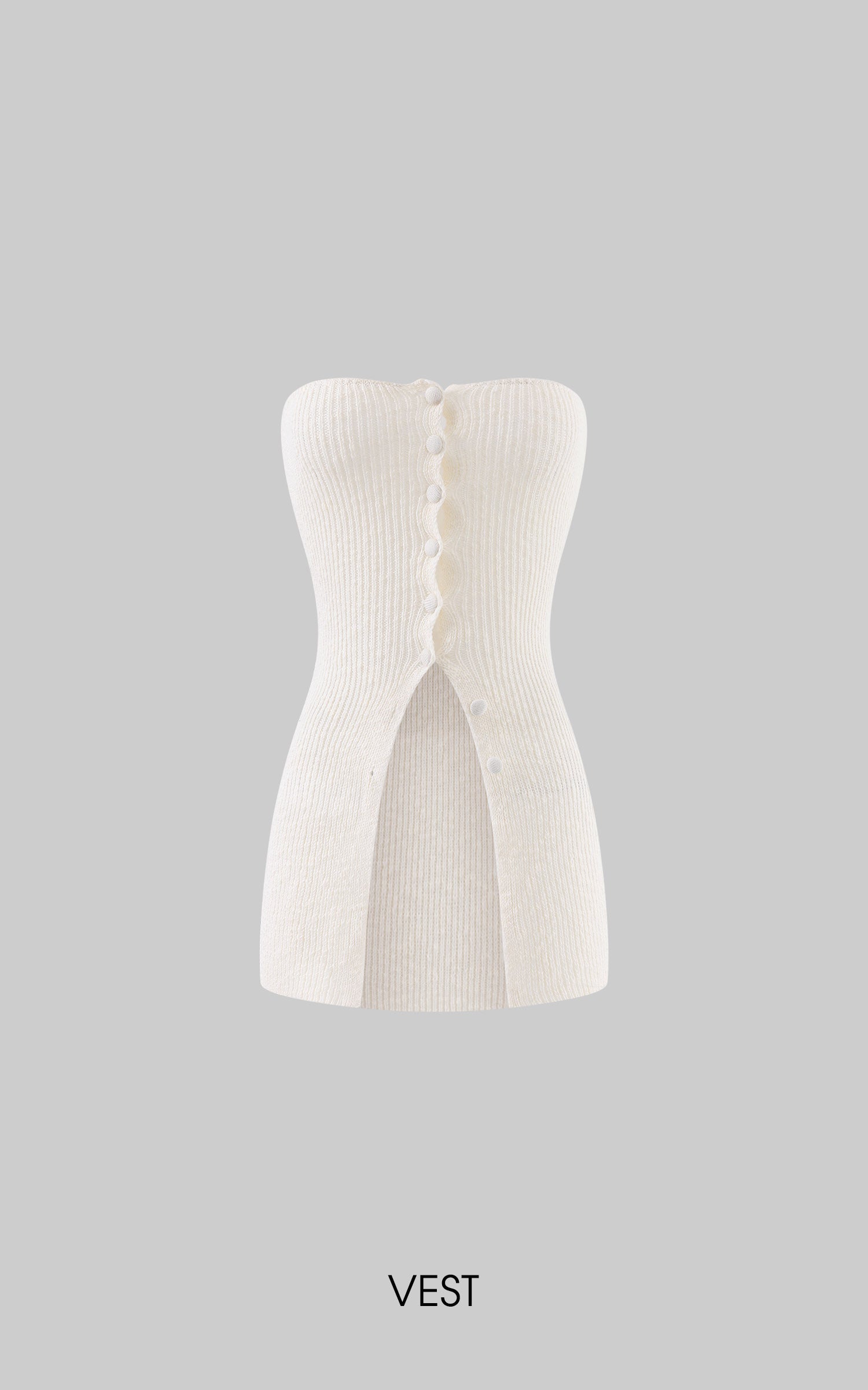 0122stepll Tie-Front Cardigan Button Knit Vest Maxi Skirt Set