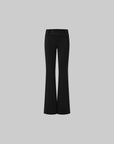 IAMXIAA Low-Rise Button Detail Flared Pants
