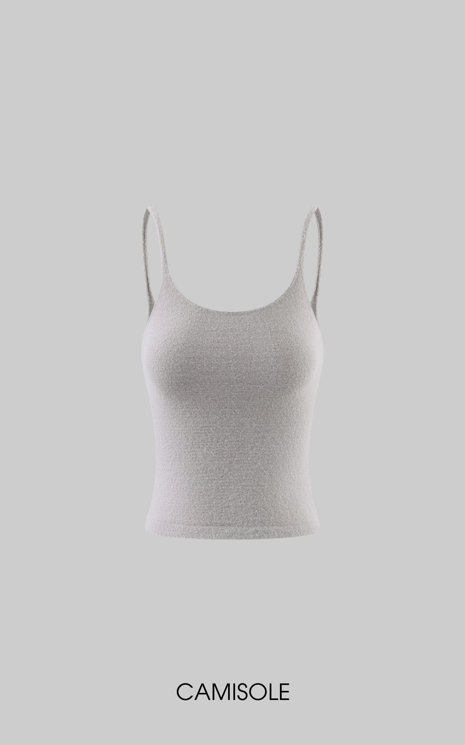 WARDEN EDGE Brushed Knit Hoodie Camisole &amp; Wide-Leg Pants Set
