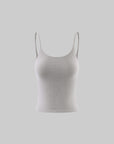 WARDEN EDGE Brushed Knit Hoodie Camisole & Wide-Leg Pants Set