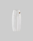 0122stepll Low-Rise Cargo Wide-Leg Denim Pants