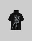 DOINDULGE High Stretch Ribbed Graphic T-Shirt