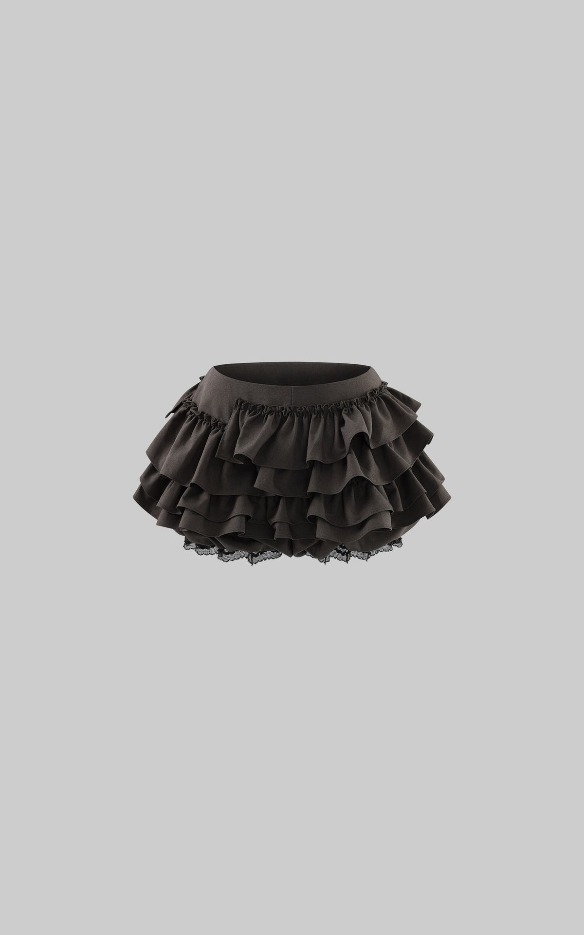 Rase le sol Nocturne Layered Ruffle Mini Skirt