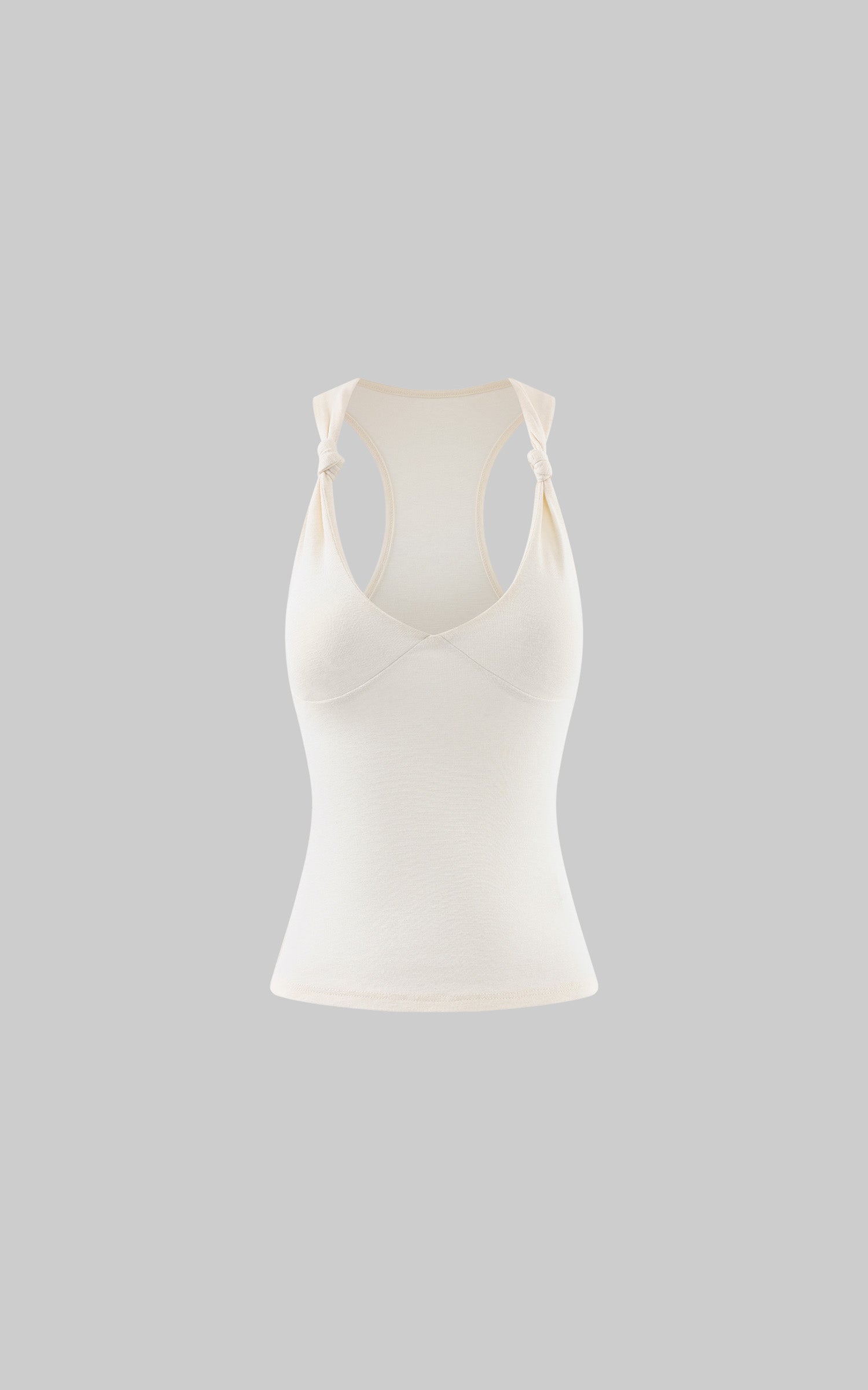 Hydrae Knotted Strap Tank Top &amp; Foldover Wide-Leg Pants Set