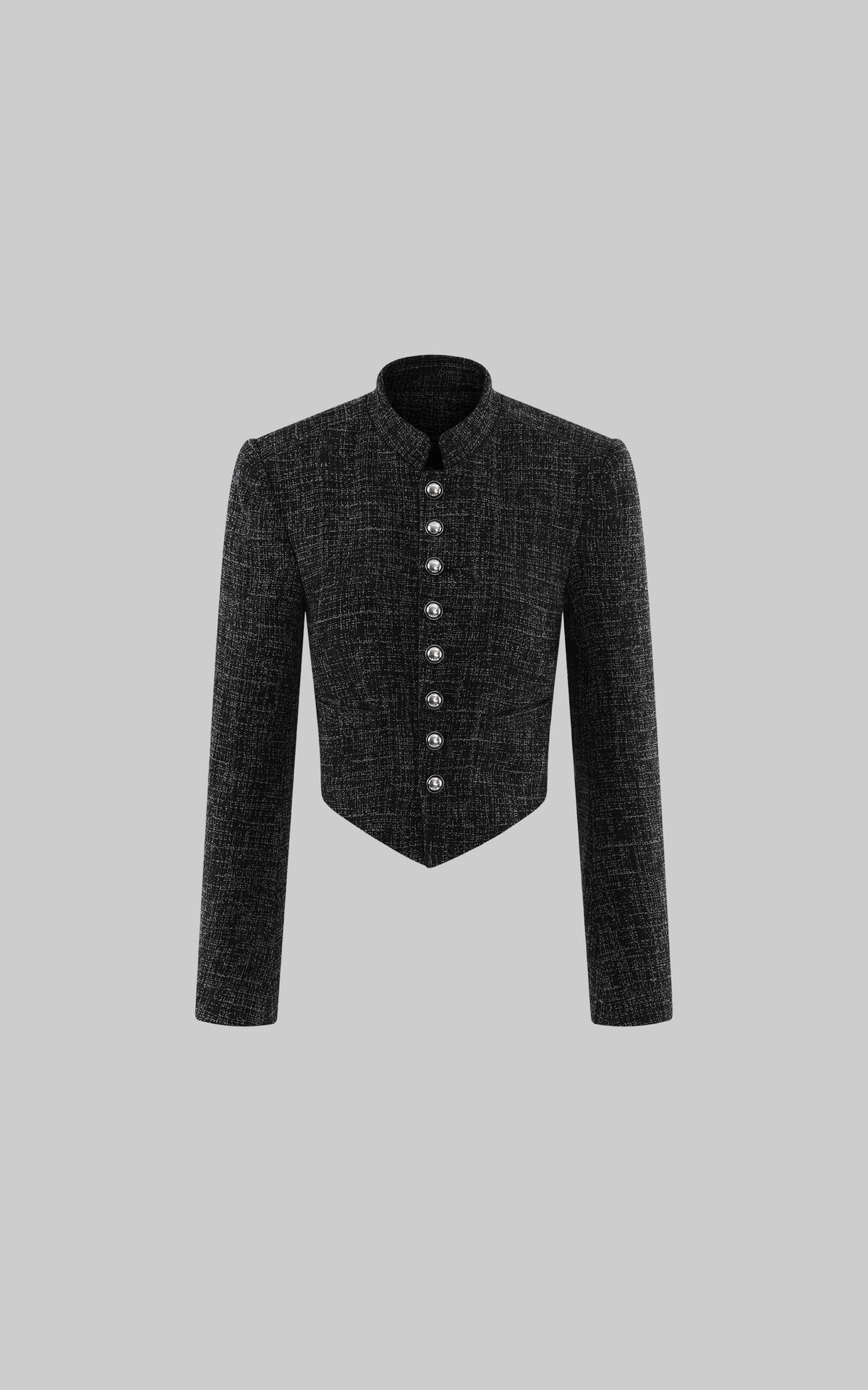 WARDEN EDGE Structured Tweed Cropped Jacket