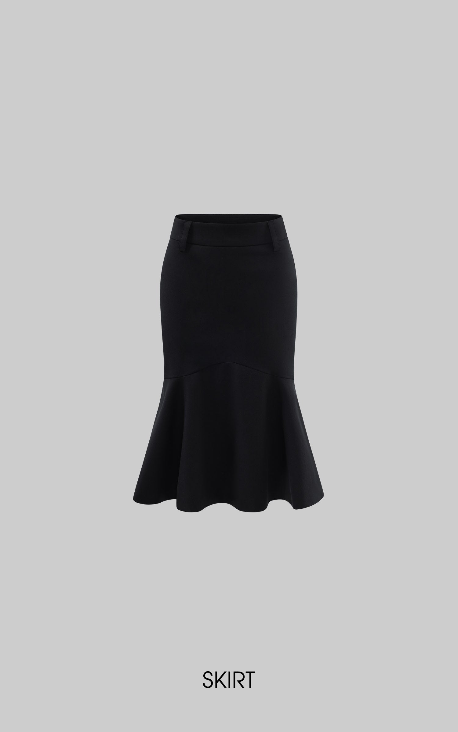 ROVENTE Blazer Structuré Court &amp; Ensemble Jupe Midi Évasée Tailleur Noir Deux Pièces