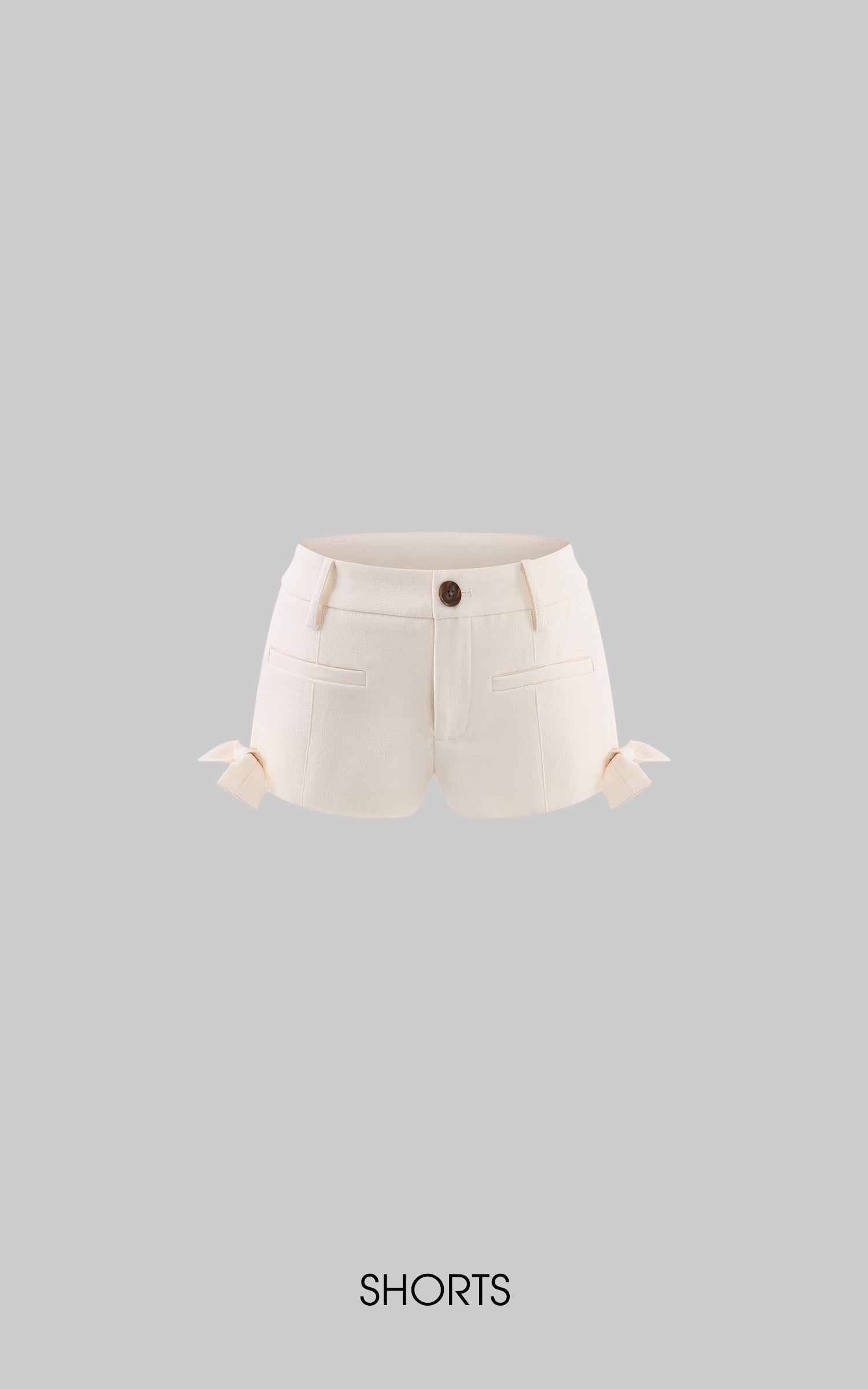 Hydrae Button Front Open Back Top &amp; Mini Shorts Set