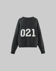 WARDEN EDGE 021 Knit Sweater & Graphic Beanie Set