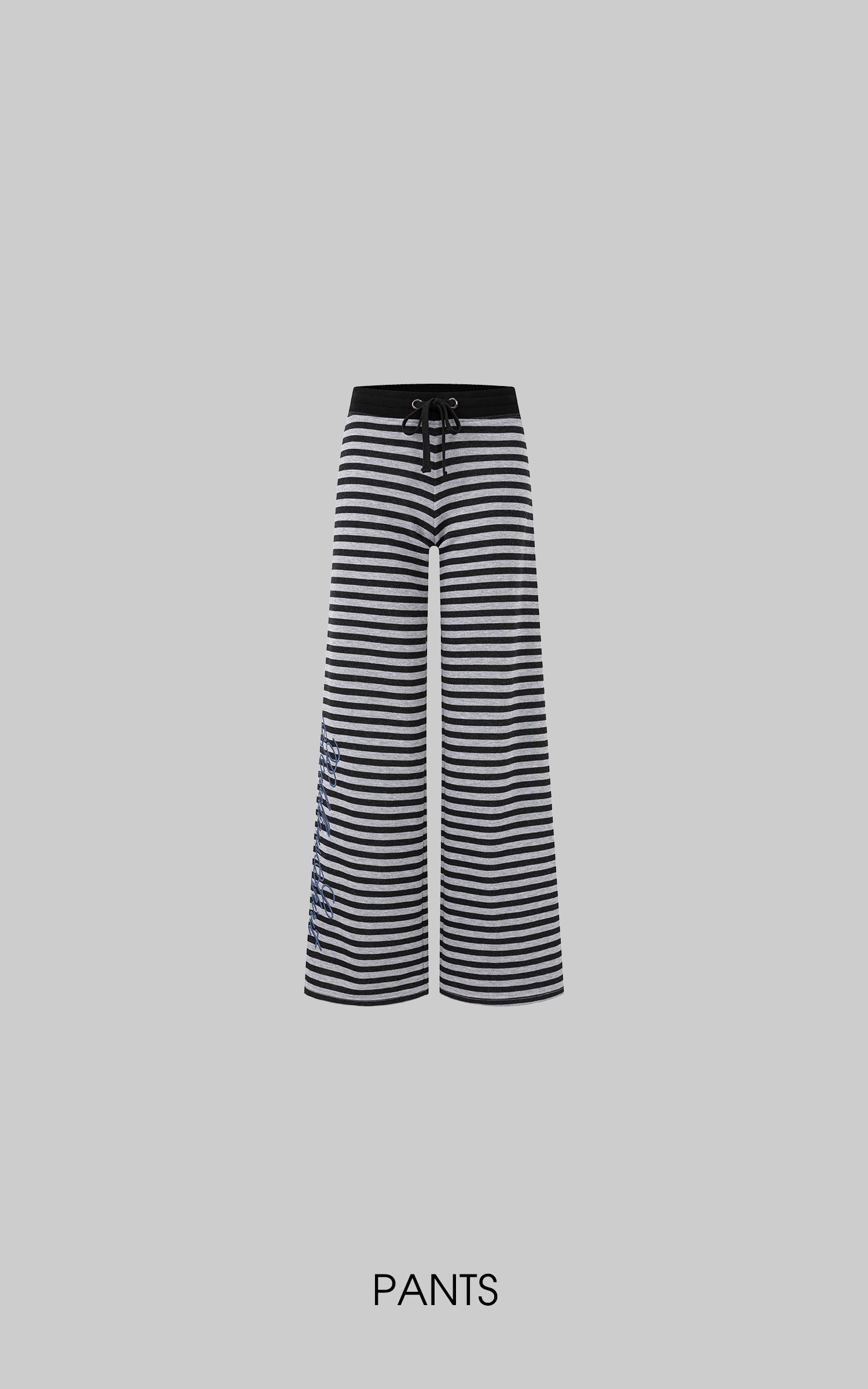 IAMXIAA Layered Camisole &amp; Striped Wide-Leg Pants Set