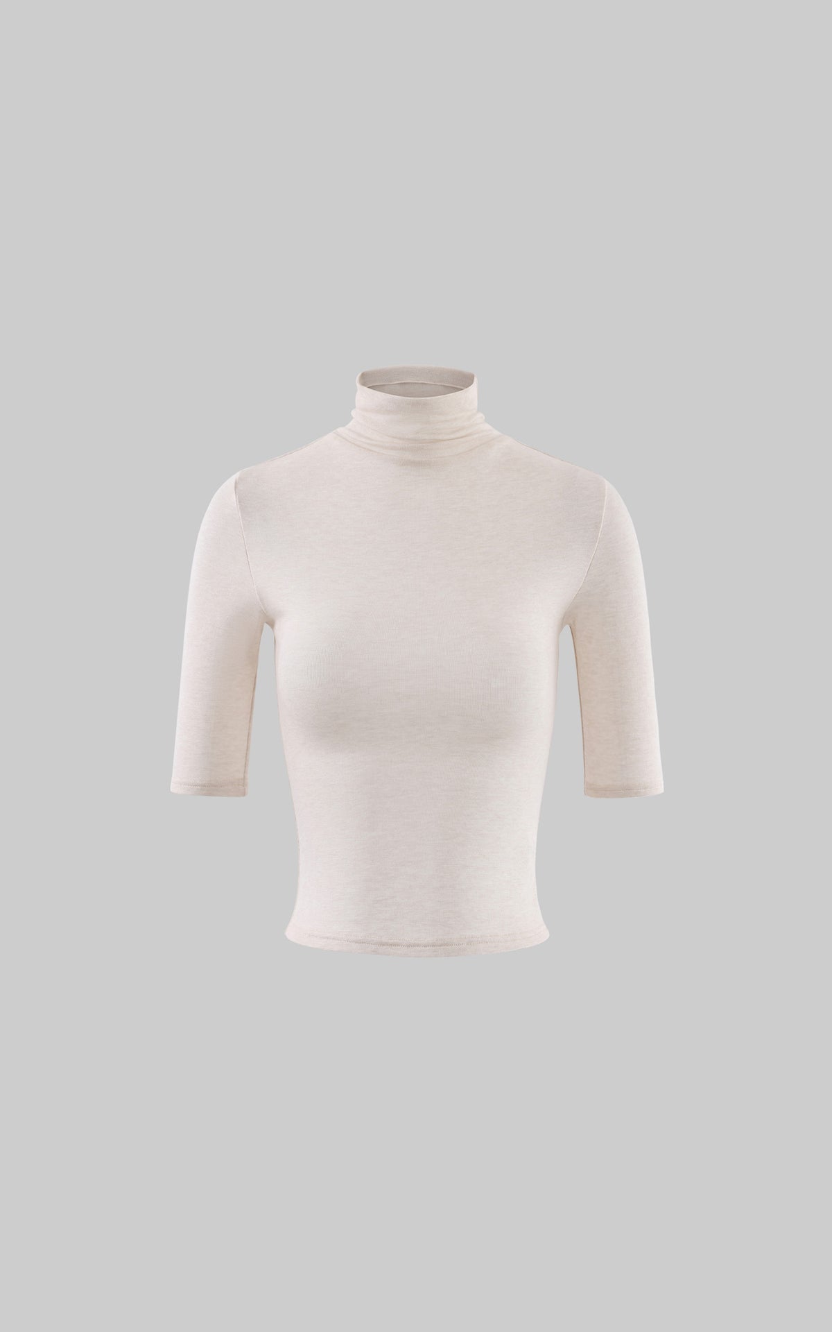 Hydrae Sheer Turtleneck Short Sleeve Top