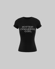ROVENTE Hottest Unmarried Girl Fitted Graphic T-Shirt