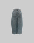 WARDEN EDGE Sculpted Wide Leg Denim Pants