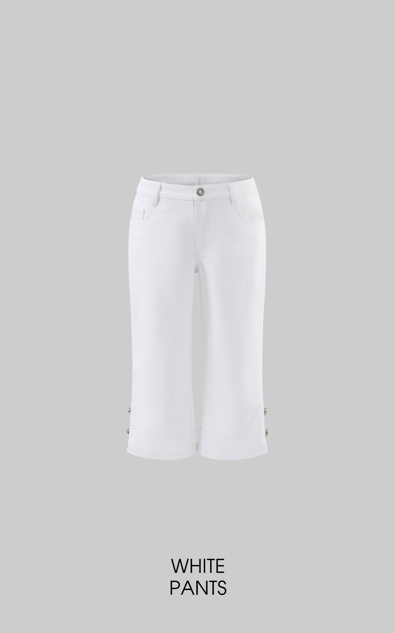 Hydrae Tailored Knee Length Wide Leg Pants