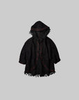 DOINDULGE Embroidered Hooded Cloak Jacket
