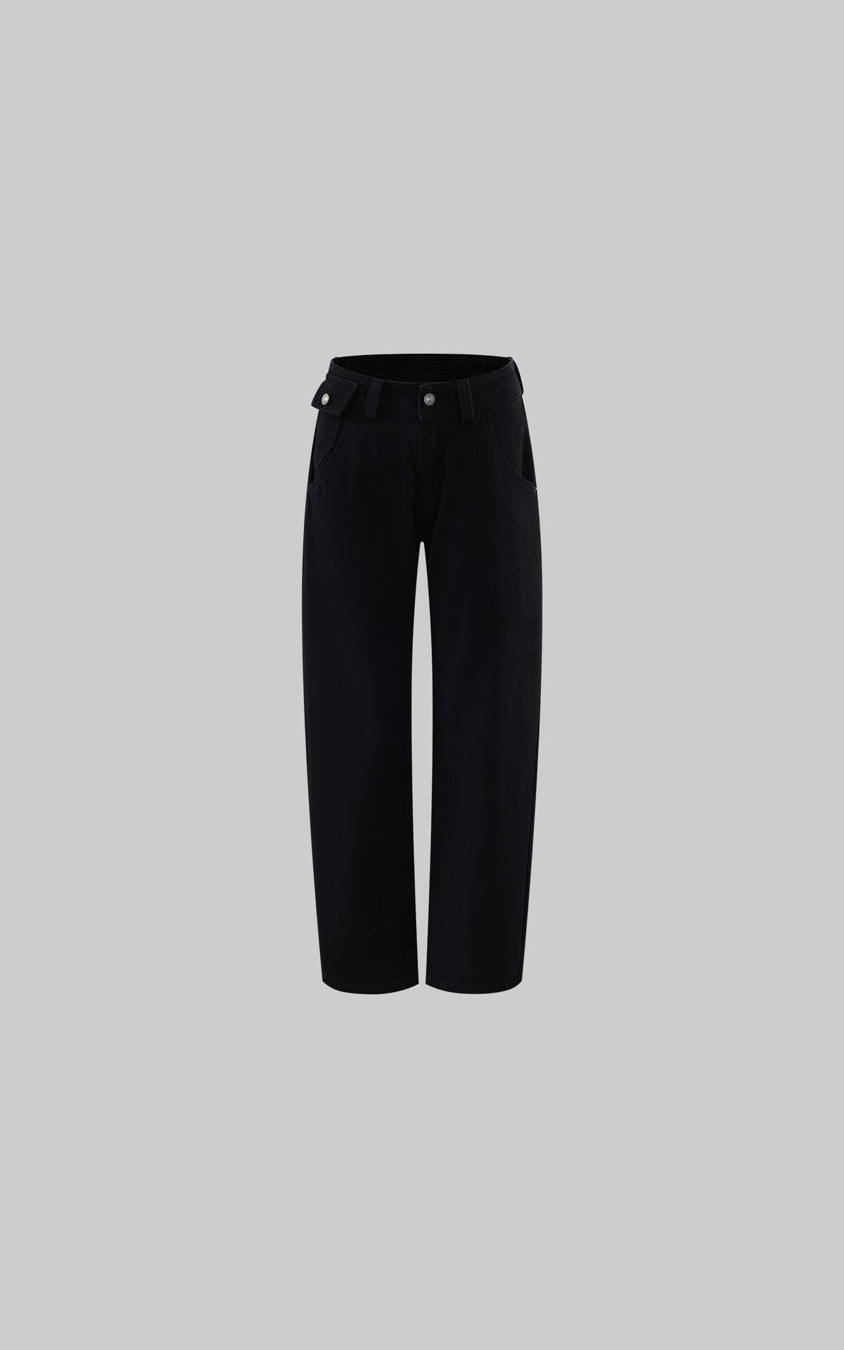 WARDEN EDGE Low-Rise Relaxed Wide-Leg Denim Pants