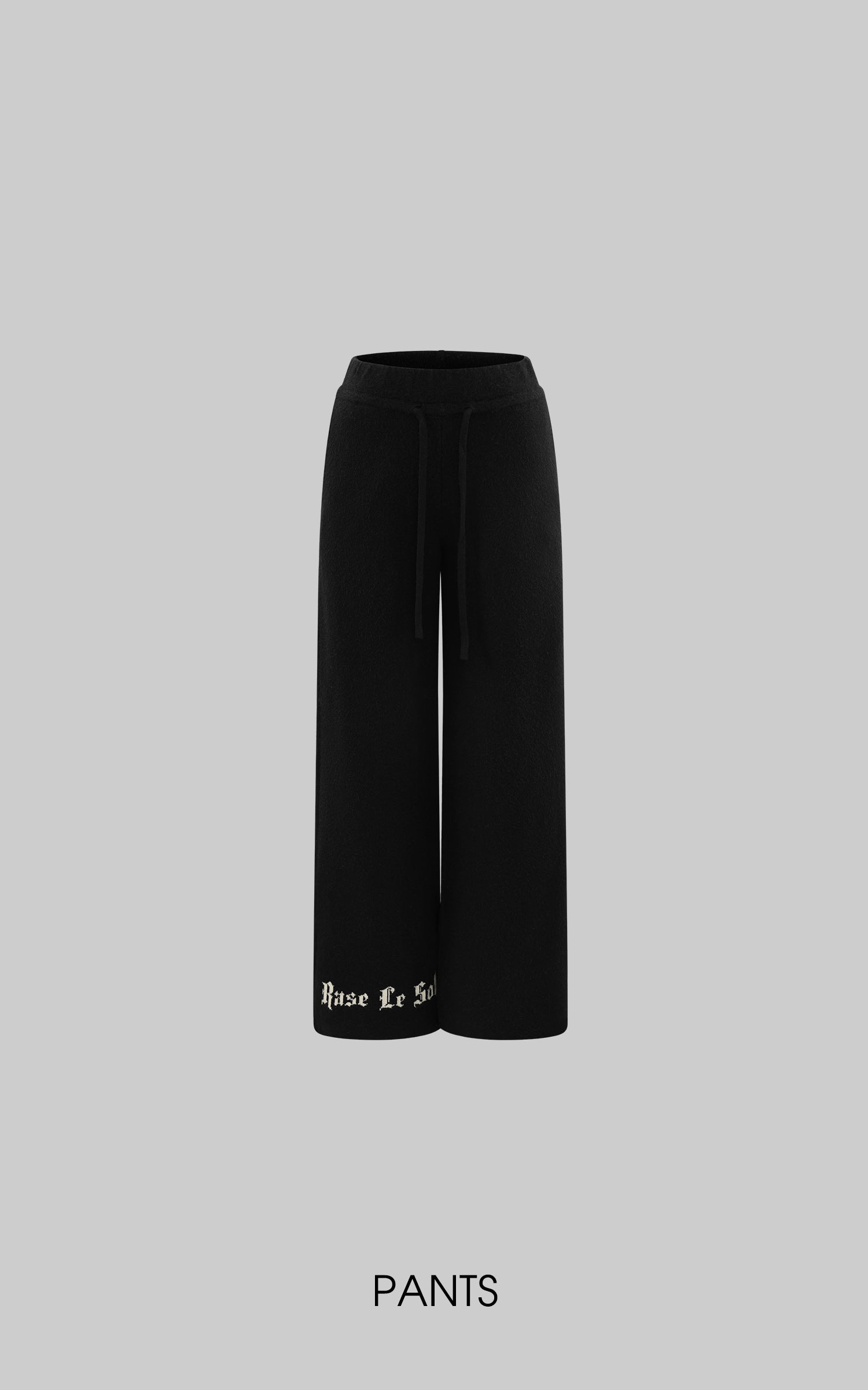 Rase le sol ウールニットセーター ワイドレッグパンツセット