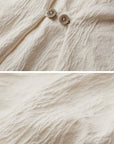 DOINDULGE Textured Gathered Sleeve Blouse