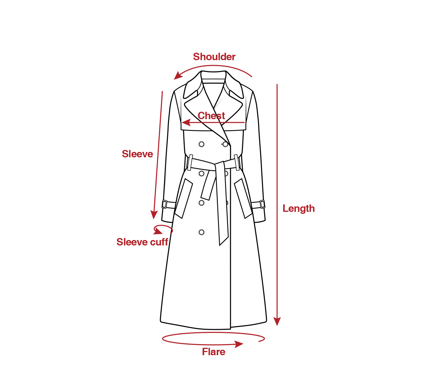DOINDULGE Embroidered Long Kimono Coat with Flowing Silhouette and Contrast Details