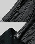 DOINDULGE Mock Neck Vest Corset Maxi Skirt Three-Piece Set