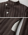 DOINDULGE Veste réversible à col montant asymétrique