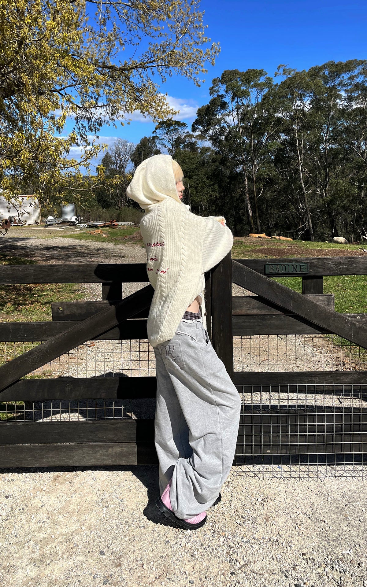Rase le sol Oversized Wide Leg Sweatpants