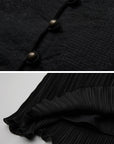 DOINDULGE Deep V Corset Waist Pleated Maxi Dress