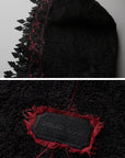 DOINDULGE Embroidered Hooded Cloak Jacket