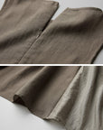 DOINDULGE Draped Pocket Panel Tank Maxi Dress