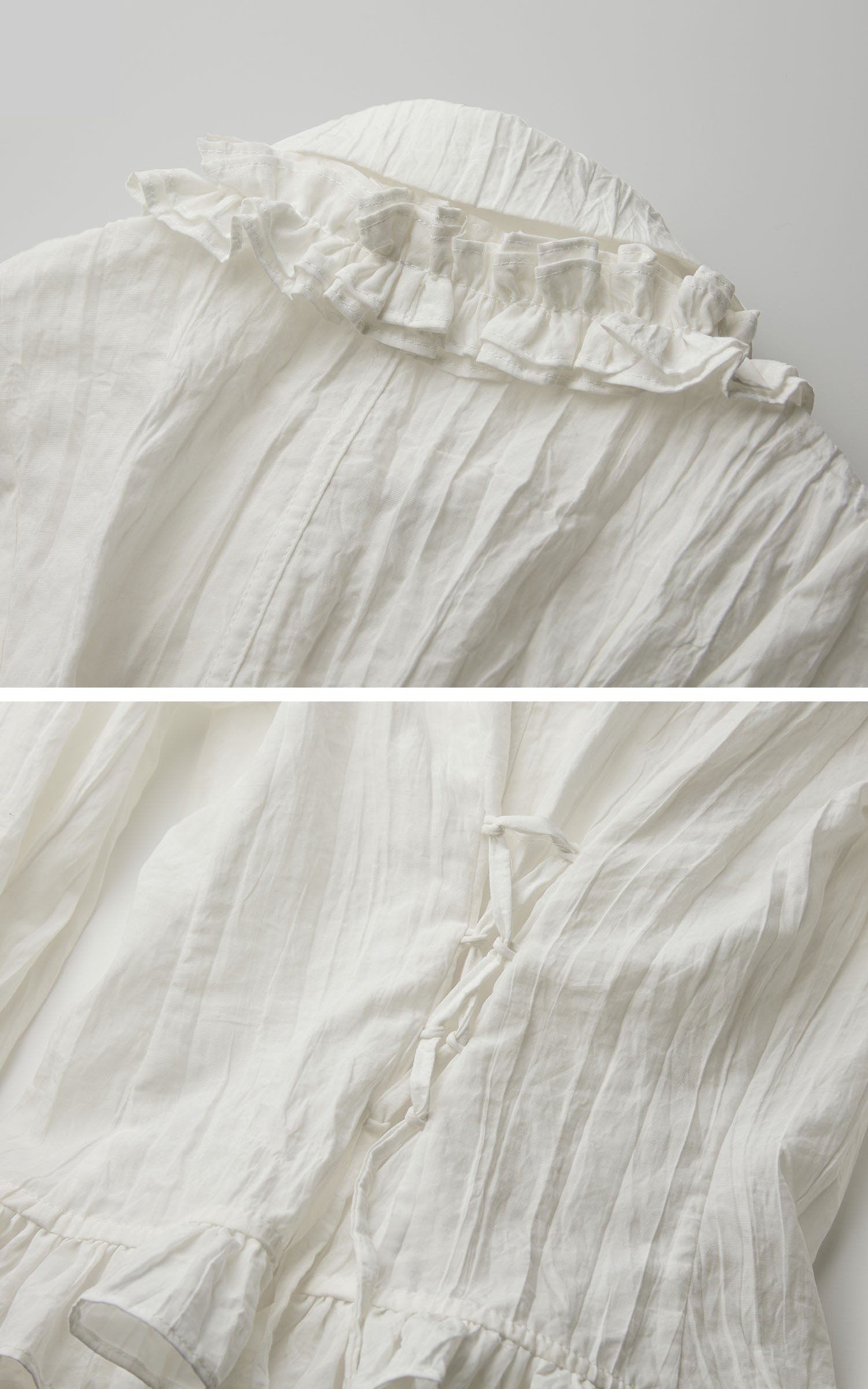 DOINDULGE Ruffled Structured Gothic Shirt