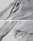DOINDULGE Two-Piece Off-Shoulder Ruched Long Sleeve Top