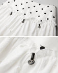 DOINDULGE Polka Dot Wide-Leg Pants