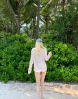 Rase le sol Fluid Knit Long Sleeve Top - PINKPARKS