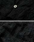 DOINDULGE Textured Ruched Deconstructed Long Sleeve T-Shirt