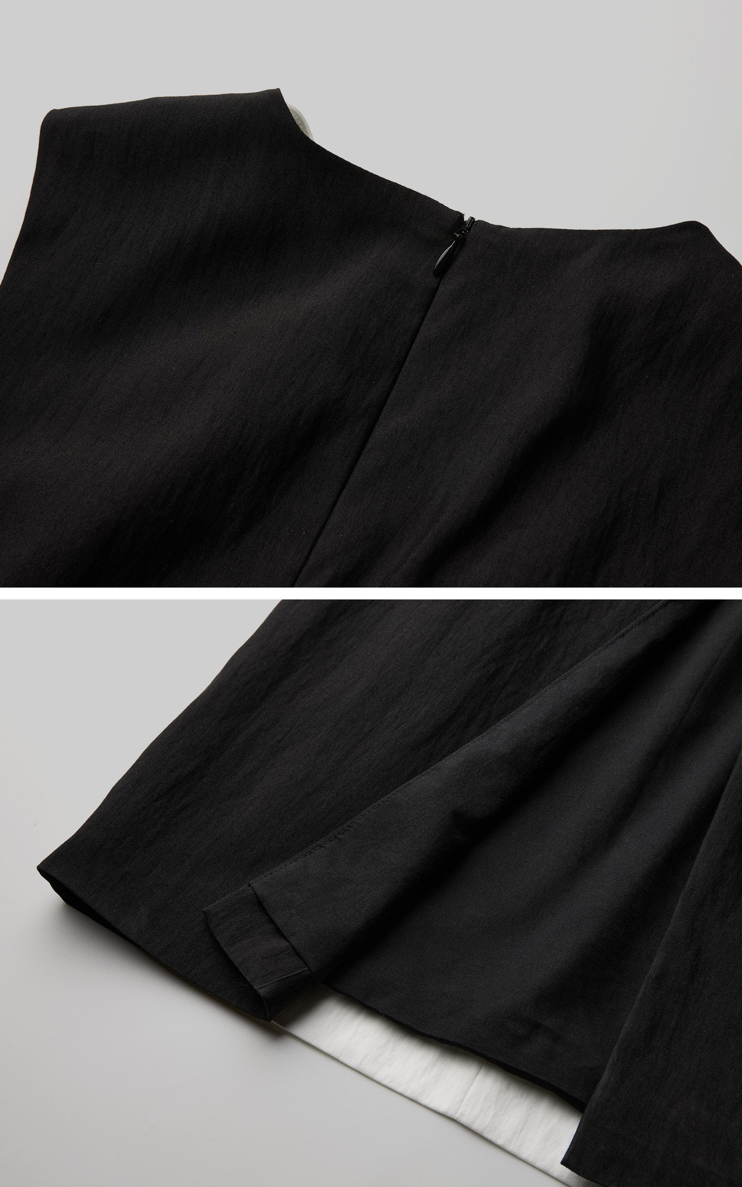 DOINDULGE Contrast Panel Fitted Maxi Dress