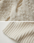 DOINDULGE Braided Void Turtleneck Sweater