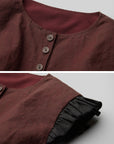 DOINDULGE Ruffle-Shoulder Button Front Fitted Cropped Vest