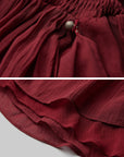 DOINDULGE Scarf Tie Cinched Cami Maxi Dress