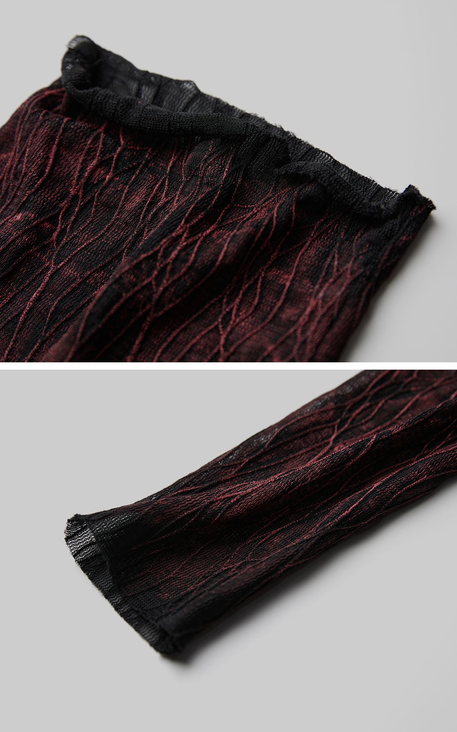 DOINDULGE Wide Leg Trousers with Braided Detail