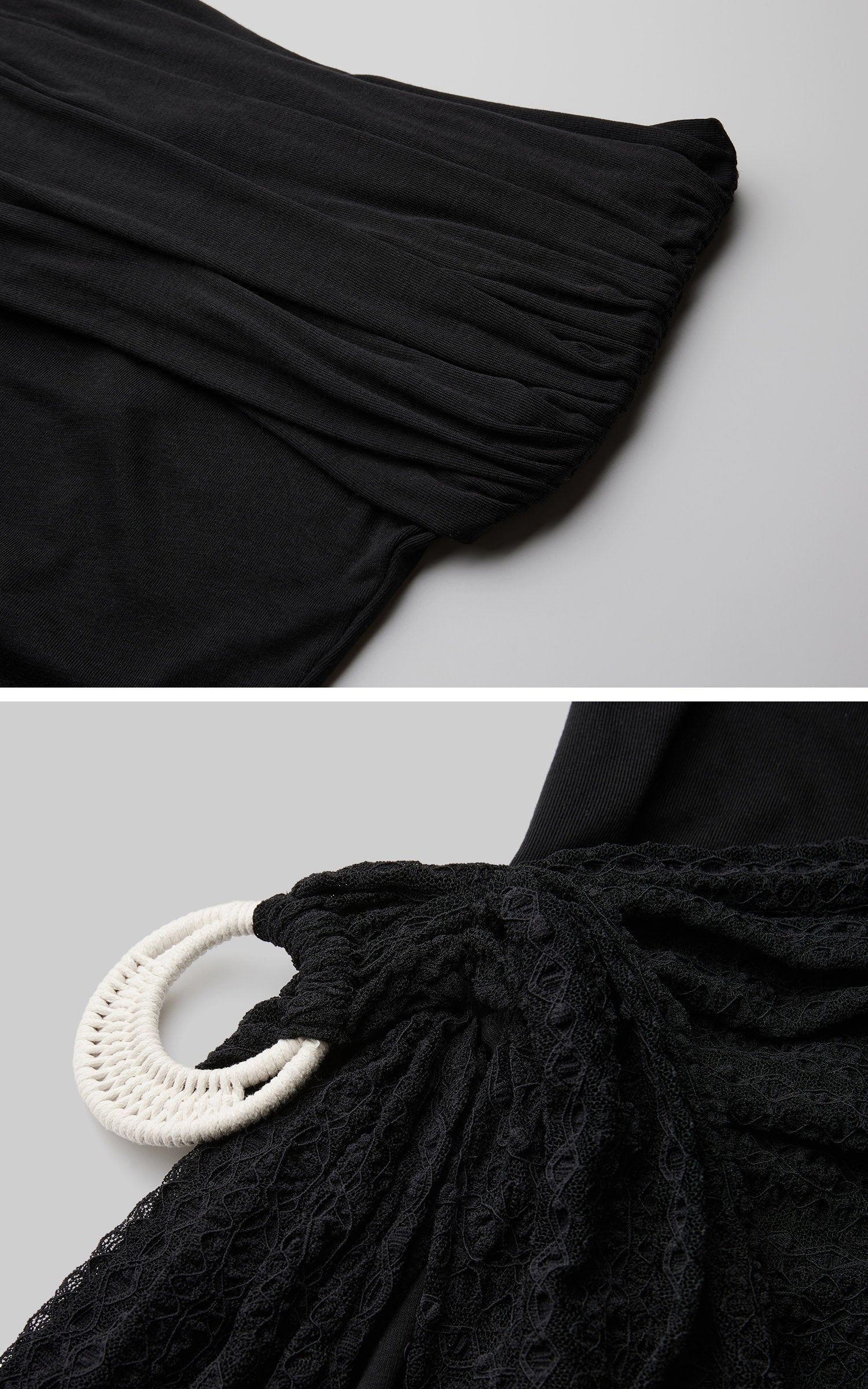 DOINDULGE Off-Shoulder Ruched Maxi Dress