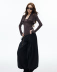 IAMXIAA High-Waist Pleated Balloon Pants