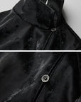 DOINDULGE Deconstructed High-Neck Pleated Dress