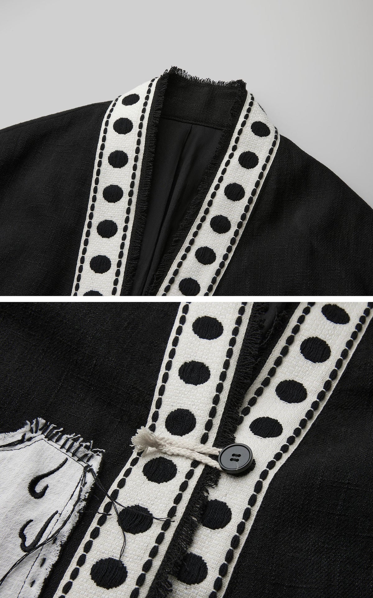 DOINDULGE Veste oversize à empiècements contrastés