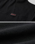 DOINDULGE Mock Neck Ruched Knit T-Shirt