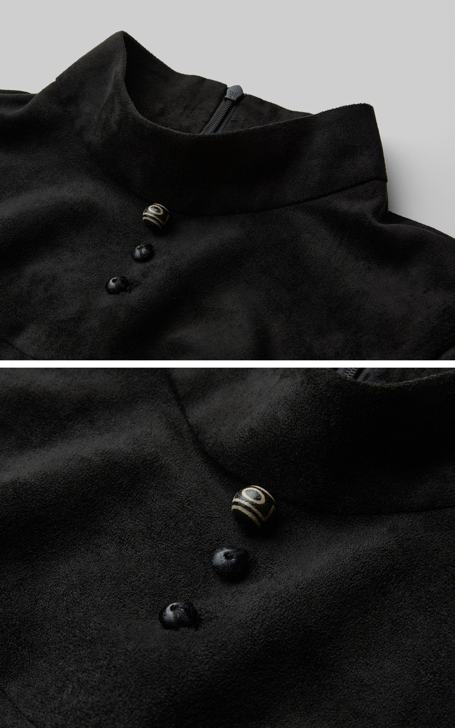 DOINDULGE Stand Collar Cap Sleeve Peplum Top