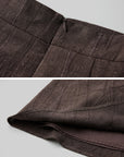 DOINDULGE High-Waist Panelled Gathered Maxi Skirt
