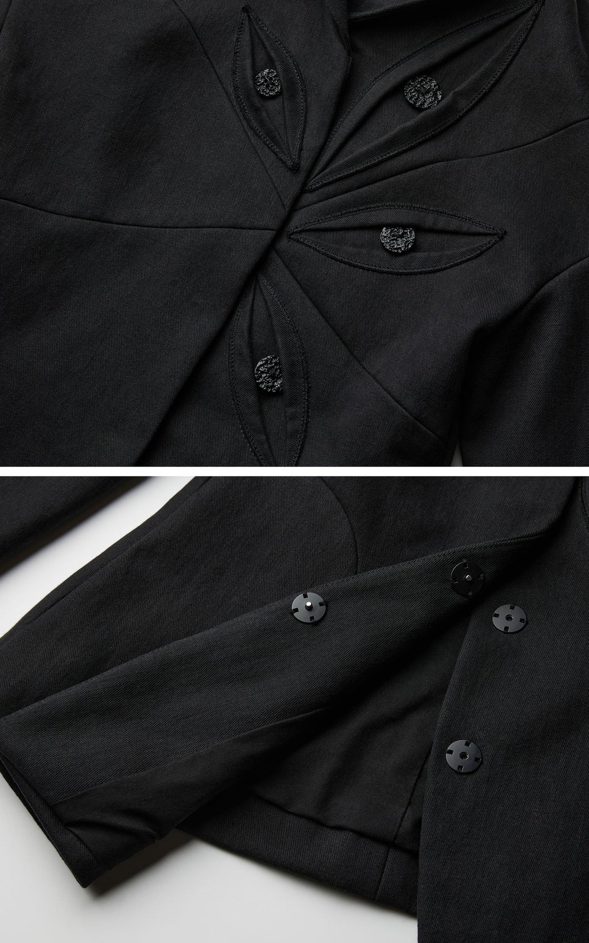 DOINDULGE Sculpted Waist Panel Detail Blazer