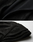DOINDULGE Stand Collar Cap Sleeve Peplum Top